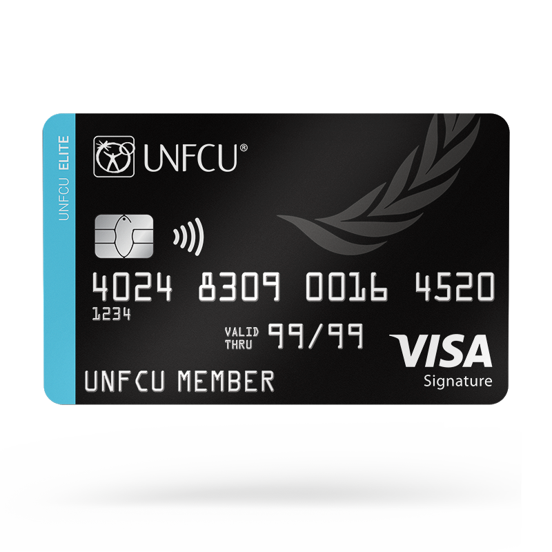 UNFCU Elite credit card.